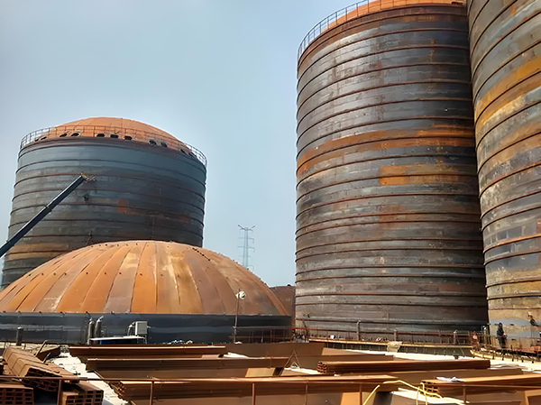 湾里焦粉钢板仓